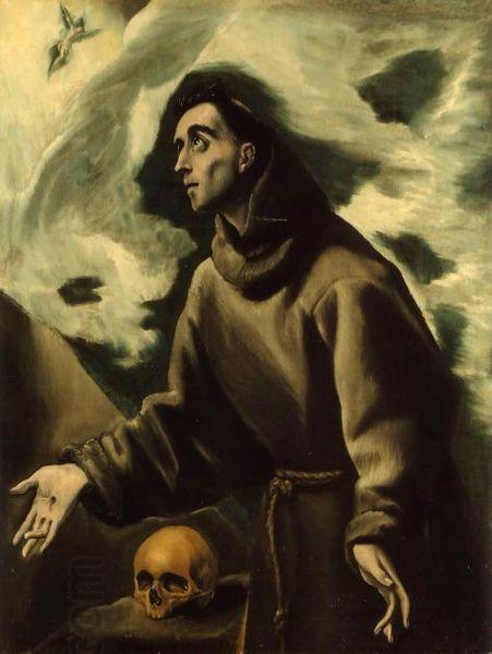 El Greco Saint Francis Receiving the Stigmata oil painting picture